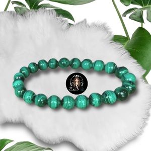 Malachite 💚 AAA Crystal Bracelet | Healing & Protection